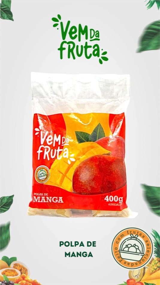 Vem da Fruta - Polpa de Manga